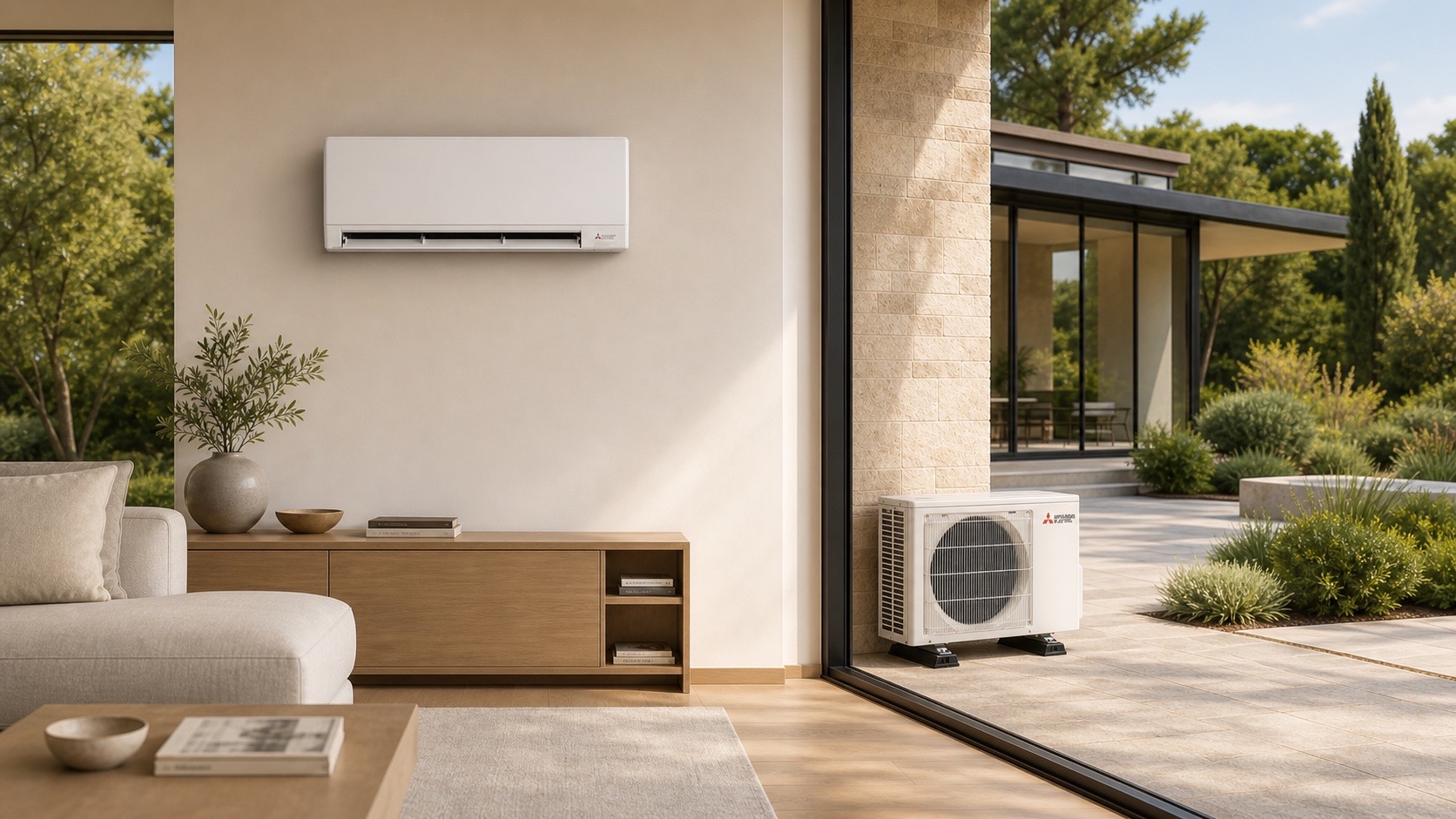 Exemple d’intégration d’une climatisation murale dans un intérieur